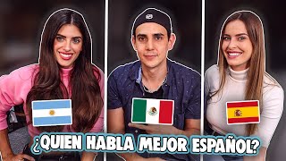 Español ARGENTINO  vs MEXICANO  vs ESPAÑOL  Comparando idiomas! ft Luciana y Leena