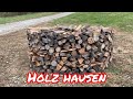 Stacking Firewood - Holz Hausen Style