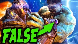 Confirmed: The Real Reason Why Thanos Easily Beat The Hulk & What it Means for Avengers EndGame