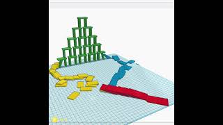 Domino - Top - Tinkercad 3D modeling Sim Lab screenshot 2
