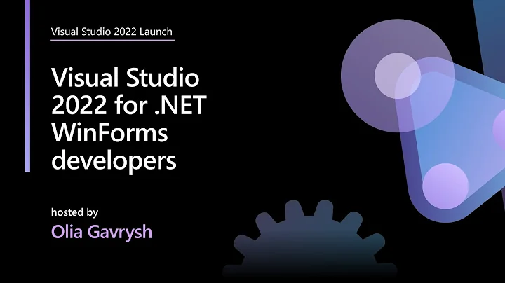 Visual Studio 2022 for .NET WinForms developers