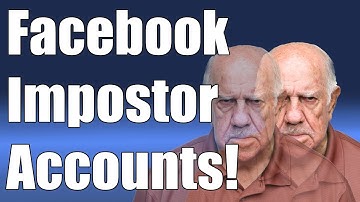 How do I report a fake account pretending to be me or somebody I know?