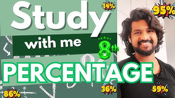 Percentage And its Application  part 1-  GRADE 8 MATH Exercise 7.1 (Q1 to Q9)  | R-Online Classes |