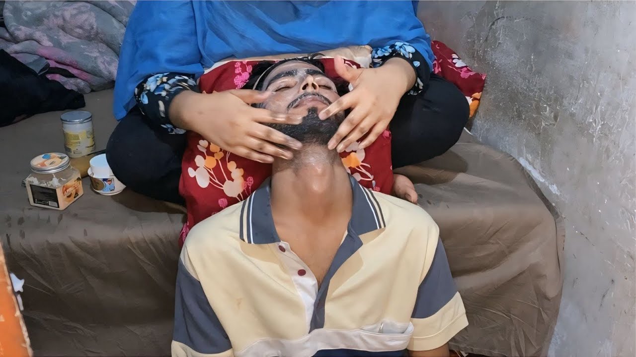 ASMR Face Massage Relaxing Sounds | Gentle Facial Massage for Deep Sleep 😴