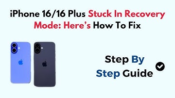 iPhone 16/16 Plus Stuck In Recovery Mode: Here’s How To Fix