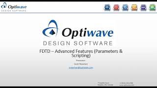 OptiFDTD  Advanced Features