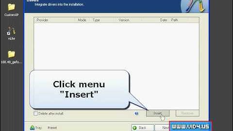 Windows XP - How to use nLite (free software) to integrate drivers on your Windows XP install disk