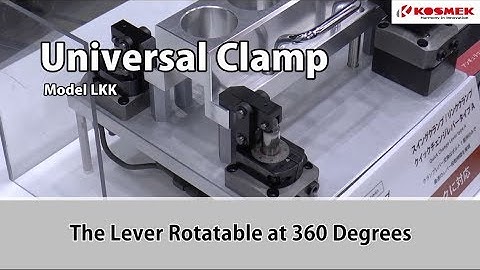 【KOSMEK】 Universal Clamp - Quick Lever Direction Change -