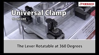 【KOSMEK】 Universal Clamp  Quick Lever Direction Change