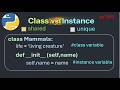 py7@3 Python Class vs Instance Variables Explained With Simple Examples OOP for Beginners
