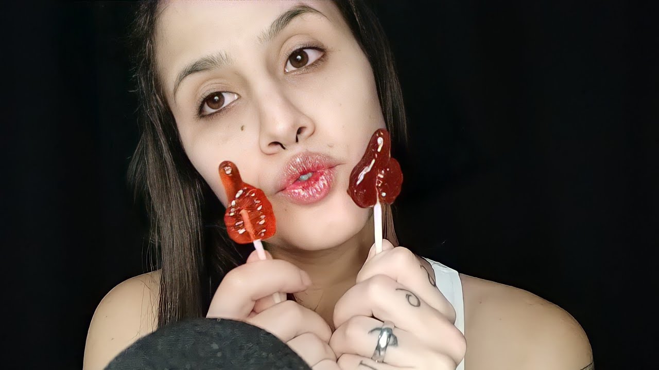 ASMR Chupando Pirulito 🍭 | IVI ASMR - YouTube