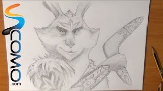 Dibujar  a Bunnymund del Origen de los Guardianes - Draw Bunnymund of Rise of the Guardians screenshot 3
