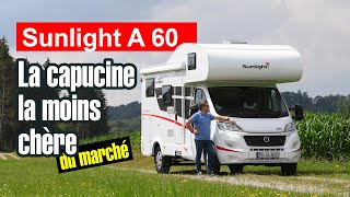 Sunlight A 60 : la capucine la moins chère du marché by VIDEOCAMPINGCAR 6,407 views 3 years ago 1 minute, 49 seconds