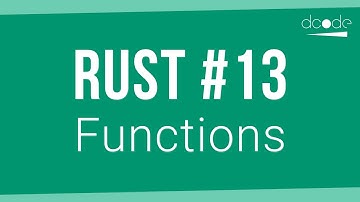 Rust Programming Tutorial #13 - Functions