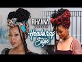 HOW TO: RIHANNA INSPIRED FAUX LOCS HEADWRAP STYLE