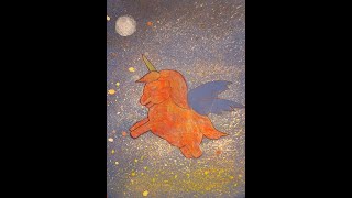 TOOTH BRUSH PAINTING | UNICORN MAKING | EASY ART AND CRAFT  |  | SPRAY PAINTING | KEEP KIDS BUSY