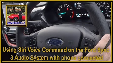 Using Siri Voice Command on the Ford Sync 3 Audio System with phone connected