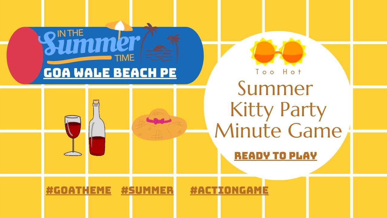 Summer Kitty Party Action Game 