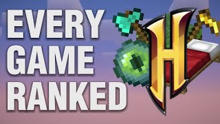 I ranked EVERY GAME on Hypixel...