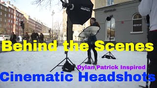 Cinematic Headshot Behind The Scenes Profoto B1Dylan Patrick Style
