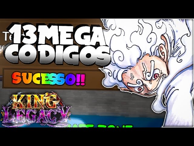 15 MEGA CÓDIGOS *FUNCIONANDO* NO KING LEGACY