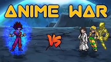 Goku Terror V2 VS Dio K1 (V2) & Aizen (all form) in Jump Force Mugen