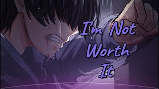 『Nightcore』  I'm Not Worth It  -  NEFFEX ♪ Lyrics   [Nightcore Artist]