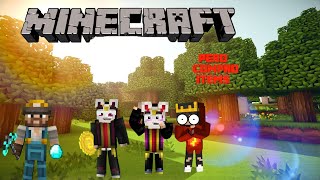 juego  con dos novatos en Minecraft pero compro ítems Family 2004