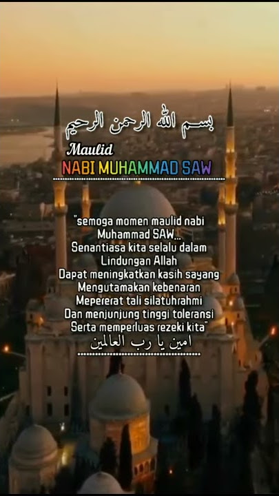 Maulid NABI SAW [Story whatsshap],30detik