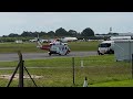 Helicopter G-MCGO Leonardo AW 189 of Coastguard Rescue post start up at Carlisle Airport