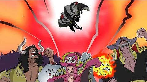 GARP ATTACKS WHITEBEARD KAIDO AND BIG MOM! Fan animation | One piece chapter 1161