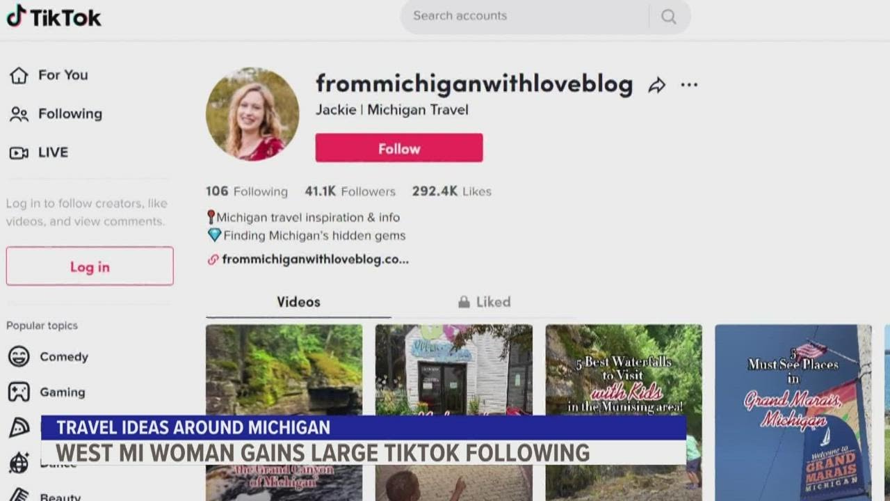 Ottawa Co. woman goes viral on TikTok over Michigan vacation spots