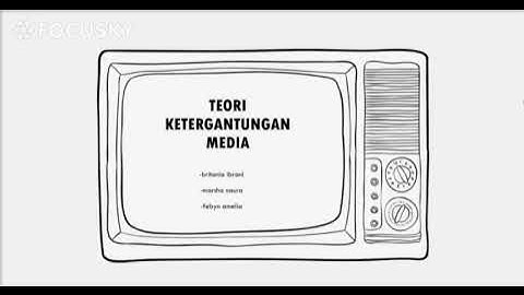 Media Dependency Theory 101