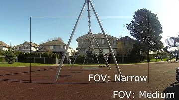 Gopro FOV Comparison (Field of View)  - Narrow Medium Wide