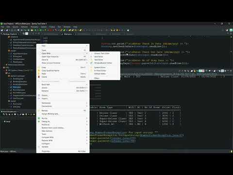 JAVA console based hotel management system , do Comment to get the code