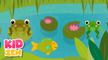 3 Hours of Relaxing Baby Sleep Music: Sleepy Fish | Piano Music for Kids and Ambient Rain Sounds