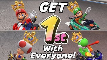 I won with EVERY Mario Kart World Character!
