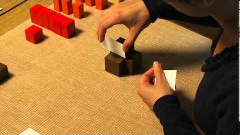 Finding the Cube Root with a Zero at the End (Montessori Elementary Math)