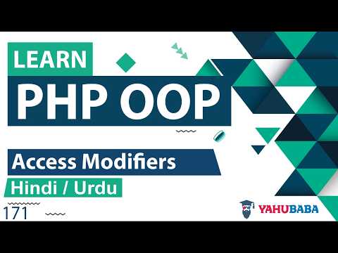 PHP OOP Access Modifier Tutorial in Hindi / Urdu