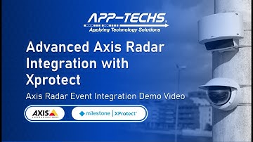 Advanced Axis Radar Integration withXprotect - Axis Radar Integration Demo Video