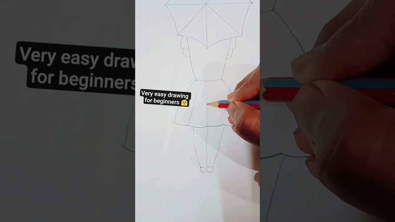 very easy drawing for my family members 😊👍# easy drawing with steps#