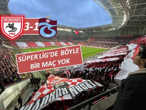 KUZEYİN KRALI ACIMADI Samsunspor 3-1 Trabzonspor maçındaki tüm goller taraftarın harika tepkileri