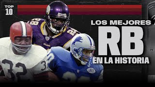 Los MEJORES CORREDORES en la historia de la NFL - Top 10