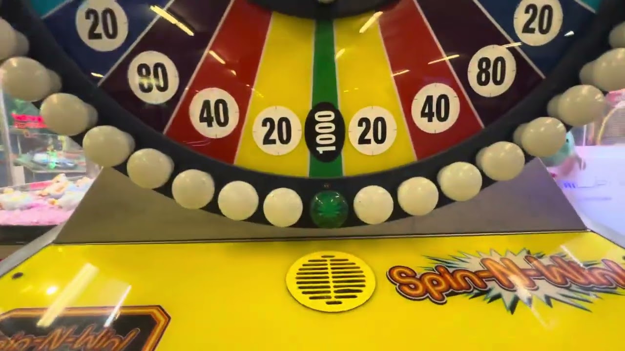 1000 tickets on Spin N Win at Cedar Point