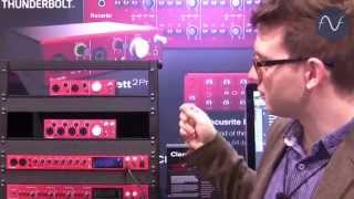 [NAMM] Focusrite Clarett Thunderbolt Interfaces