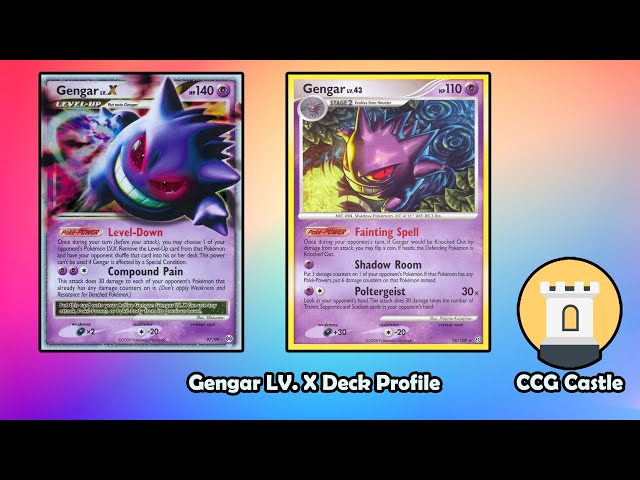 All versions from all sets for Gengar LV.X