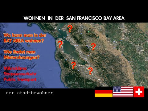 Wo kann man in der Bay Area wohnen? Wie findet man Mietwohnungen?