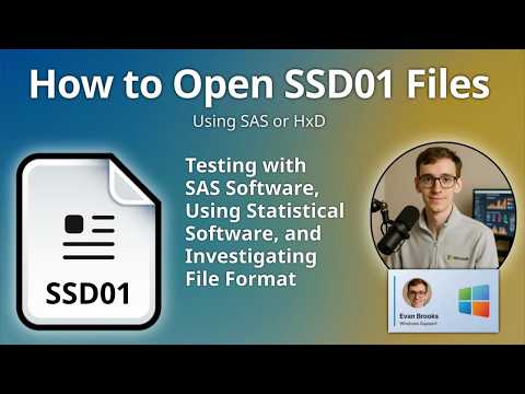 How to Open SSD01 Files (Uncommon File Extension)