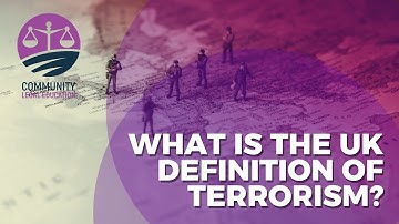 What is the definition of TERRORISM? - Community Legal Education