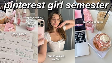 how i ROMANTICIZE school (study tips, grwm, note-taking, aesthetic)
